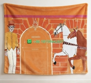 Hermes Throw Blankets
